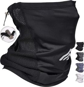 img 4 attached to Multipurpose Breathable Face Gaiter Balaclava Bandana Scarf Mask