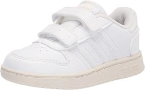 img 4 attached to Adidas Boys Hoops Sneaker Black Girls' Athletic Shoes: Find the Perfect Fit!