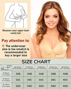 img 3 attached to Strapless Upwingsbra Wireless Invisible Underwear Women's Clothing