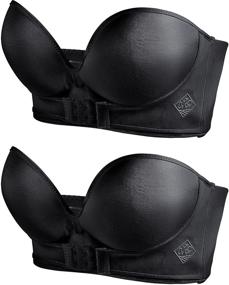 img 4 attached to Strapless Upwingsbra Wireless Invisible Underwear Women's Clothing