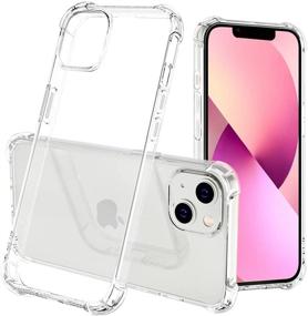 img 4 attached to 📱 Chodsn iPhone 13 Clear Case – Premium TPU, Anti-Scratch & Shock Absorption, Crystal Clear, 6.1 inch