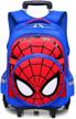 spiderman wheels trolley vacation backpack backpacks for kids' backpacks logo