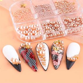 img 2 attached to Supplies Rhinestones Manicure Accessories Decorations