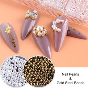 img 3 attached to Supplies Rhinestones Manicure Accessories Decorations