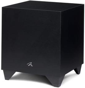 img 1 attached to Black MartinLogan Dynamo 600 X 10-inch 120 Watt Powered Subwoofer with Sub Control App - Enhanced for SEO