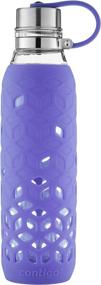 img 4 attached to Contigo Purity Glass Water Bottle - Stay Hydrated with 20 oz of Pure Refreshment