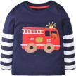 warmbaby toddler sleeve t shirts truck boys' clothing - tops, tees & shirts logo