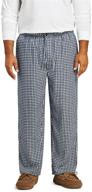 men's regular flannel pajamas from lands end logo