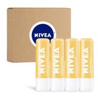 nivea milk honey lip care 标志