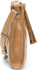img 2 attached to Frye Melissa Patchwork Crossbody Brown Women's Handbags & Wallets