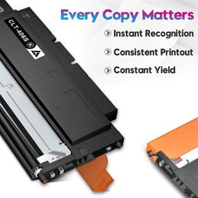 img 3 attached to 🖨️ ONLYU Compatible Toner-Cartridge Replacement for Samsung CLT-406S CLT-K406S CLT-C406S CLT-M406S CLT-Y406S for Samsung Xpress C460FW C460W C410W - 1Black, 1Cyan, 1Magenta, 1Yellow