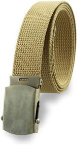 img 3 attached to Olive Military Belt - MADE with Cotton