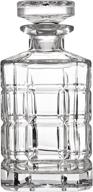 godinger plaid whisky decanter silver логотип