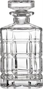 img 1 attached to Godinger Plaid Whisky Decanter Silver