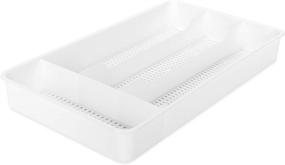 img 3 attached to 🍴 Camco 43508 Cutlery Tray - RV and Compact Kitchen Drawer Organizer - Efficiently Store and Organize Kitchen Flatware - White