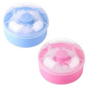 img 4 attached to Arroyner 2Pcs Cosmetic Powder Container