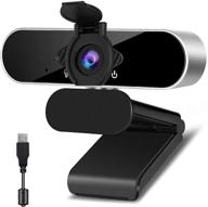 🎥 high-resolution 1080p webcam with 360 degree rotation and microphone for video calling and recording on desktops and laptops logo