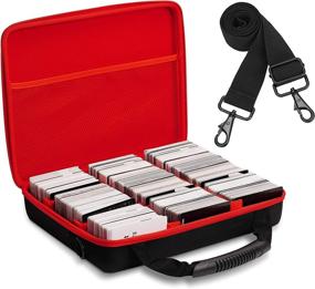 img 4 attached to 🃏 Premium Large Capacity Card Games Case: Holds up to 2300 Cards | Ideal for Baseball Card, C.A.H, TCG Cards, and More!