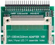 💾 cy cf compact flash memory card to laptop ide adapter - hdd/ssd drive converter (44 pins male ide, works in true ide mode! requires true-ide model cf card) logo