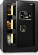🔒 adimo 2.3 cubic feet cabinet safe box: digital keypad, key lock, built-in cabinet, double keys, removable shelf - jewelry, documents, valuables логотип