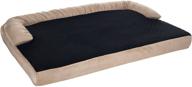 🛏️ ultimate comfort for your pet: petmaker orthopedic memory foam pet bed with bolster logo