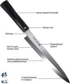 img 3 attached to TUO Sashimi Sushi Yanagiba Knife Kitchen & Dining for Cutlery & Knife Accessories