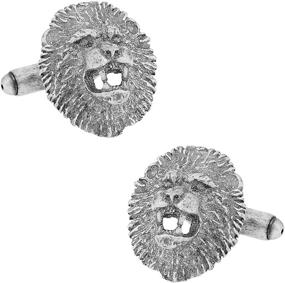 img 4 attached to Lion's Head Cufflinks - Designed by Cuff Daddy
