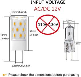 img 3 attached to 💡 GY6 35 Halogen Bi Pin Bulb, Equivalent to 2700K 3000K