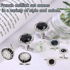 img 2 attached to 👔 Cufflinks Luen Fashion Men's Business Accessories