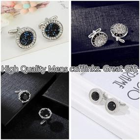 img 1 attached to 👔 Cufflinks Luen Fashion Men's Business Accessories