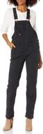 👖 dickies ladies' double overalls in rinsed denim - jumpsuits, rompers & overalls for women, women's clothing logo