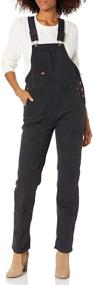 img 4 attached to 👖 Dickies Ladies' Double Overalls in Rinsed Denim - Jumpsuits, Rompers & Overalls for Women, Women's Clothing