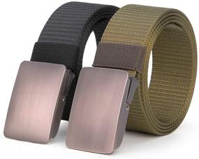 img 4 attached to 🔧 Tactical Adjustable Men's Accessories for Belts by ANDY GRADE Webbing