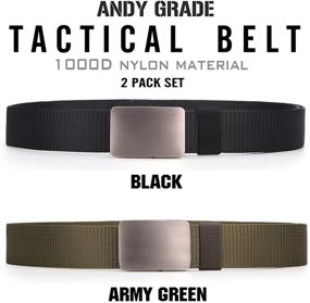 img 3 attached to 🔧 Tactical Adjustable Men's Accessories for Belts by ANDY GRADE Webbing