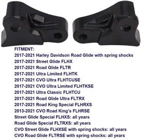 img 3 attached to 🏍️ 1-Inch Rear Lowering Drop Kit for 2017-2021 Harley Davidson Road Glide, Street Glide, Ultra Limited, CVO Ultra Limited, and Ultra Classic by Mountainpeak