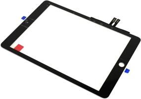 img 3 attached to 💻 iPad 9.7" 2018 6th Gen Black Touch Screen Digitizer Repair Kit - A1893 A1954 Front Glass Replacement (No Home Button, LCD Not Included) + Pre-Installed Adhesive + Tools