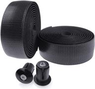 🚲 kingou pu anti-skid bike handlebar tape with adhesives, end plugs, and finishing tapes - enhance your bicycle grip logo