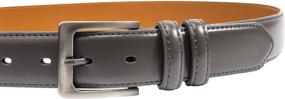 img 2 attached to 👔 Jiguoor Leather Belts for Casual and Business Wear