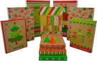 ассортимент рождественских подарочных коробок holidays логотип