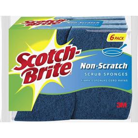 img 4 attached to Scotch Brite Non Scratch Scrub Sponges Pack