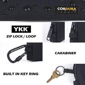 img 1 attached to Durable Cordura Keychain Lanyard for Women and Boys - Never Lose Your Essentials Again!