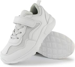 img 2 attached to 👟 Hawkwell Lightweight Sports Sneakers for Boys and Girls: Ideal Tennis and Running Shoes for Toddlers, Little Kids, and Big Kids