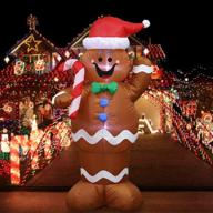 yb osana inflatable gingerbread decorations thanksgiving logo