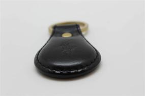img 2 attached to Keychain Embossed Leather Ralph Lauren