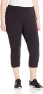 👖 just my size women's plus-size stretch jersey capri legging - embrace comfort and style! logo