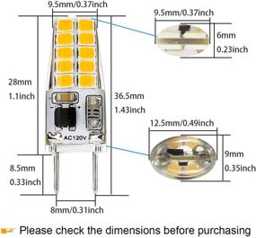 img 3 attached to 💡 Efficient and Dimmable Equivalent Halogen Bi Pin Bulb - 20W to 25W