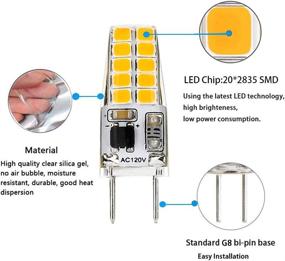 img 2 attached to 💡 Efficient and Dimmable Equivalent Halogen Bi Pin Bulb - 20W to 25W