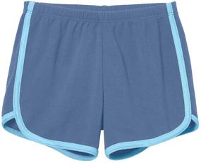 img 3 attached to 🩲 Girls Running Workout Shorts - Yoga Sport Fitness Short, 100% Cotton, Made in the USA by City Threads