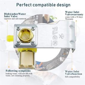 img 1 attached to 💦 Improve Your Dishwasher's Performance with the Aquicy WD15X10014 Water Inlet Valve - Perfect Replacement for GE Hotpoint Dishwasher