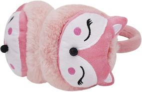 img 2 attached to Winter Earmuffs Cartoon Warmer Outdoor Girls' Accessories